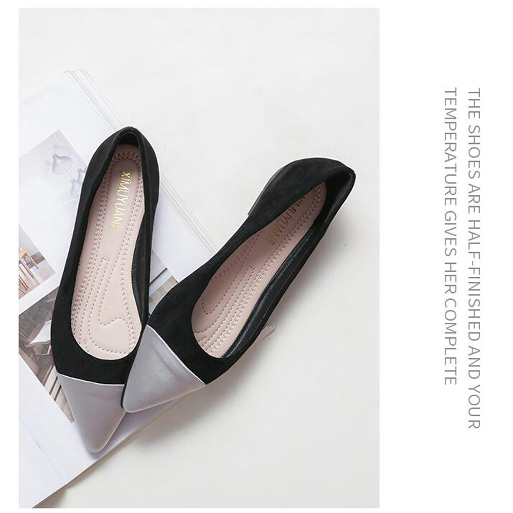 Women's Stitching Color Flat Shoes Contracted Comfortable for Shoes