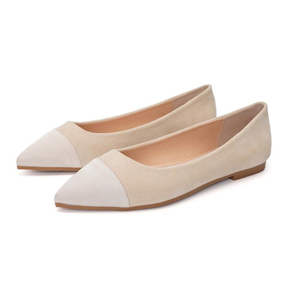 Women's Stitching Color Flat Shoes Contracted Comfortable for Shoes