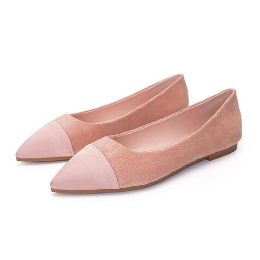 Women's Stitching Color Flat Shoes Contracted Comfortable for Shoes